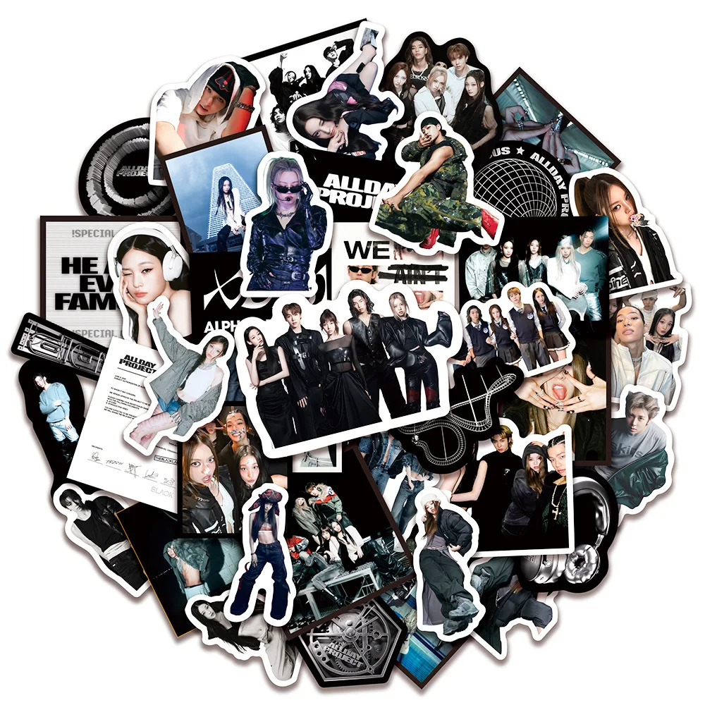 50 قطعة/المجموعة المعبود ADP ملصقات ALLDAY مشروع غير تكرار ملصق مضاد للمياه آني بيلي تارزان ووتشان الشباب مروحة جمع