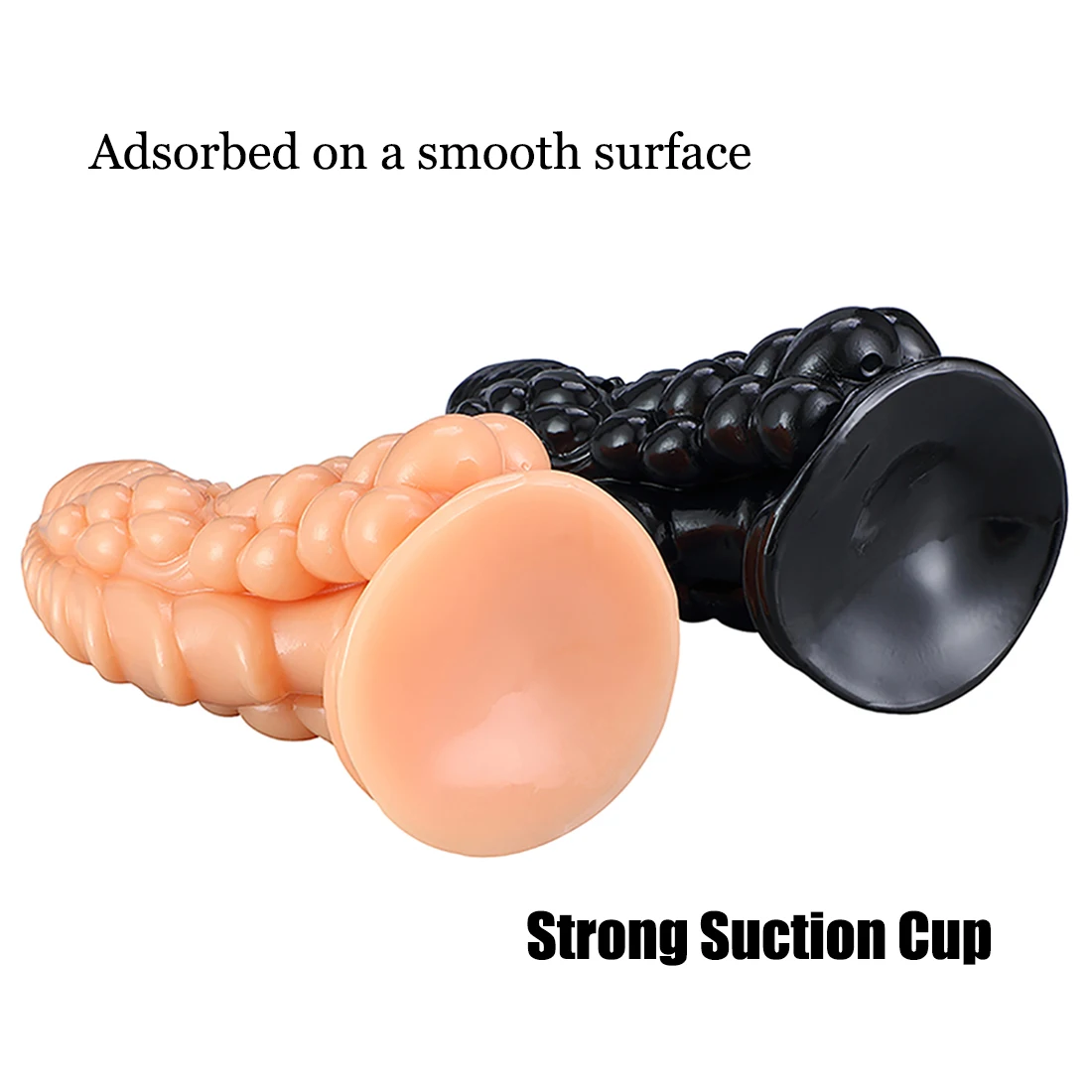 Oversized Heteromorphic Dildo Anal Plug with Sucker Thick Penis Butt Plug Erotic Dick Sex Toys Phallus Masturbator for Women Men