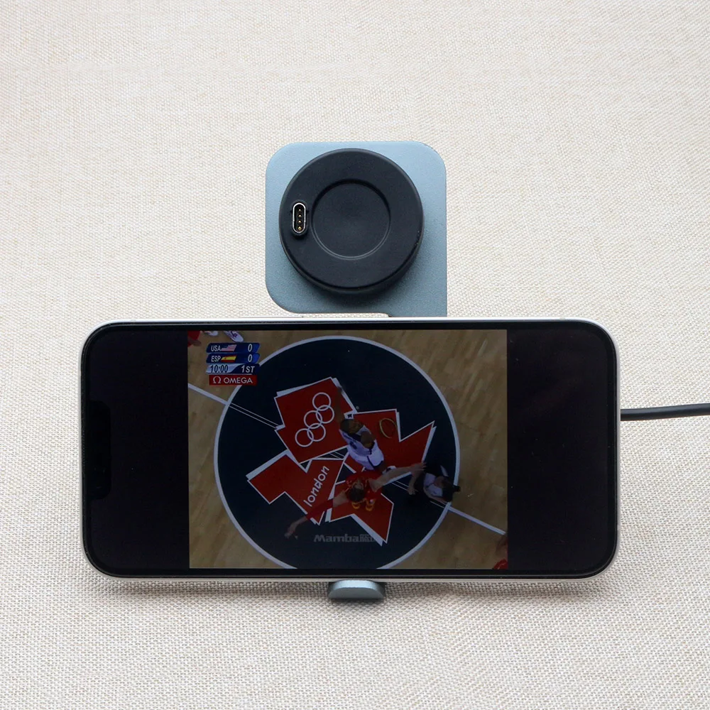 Supporto per caricabatterie per Garmin Fenix 5 5s 5X Plus 6 6S 6X Pro Dock Station in alluminio con cavo di ricarica USB da 5 piedi 150cm