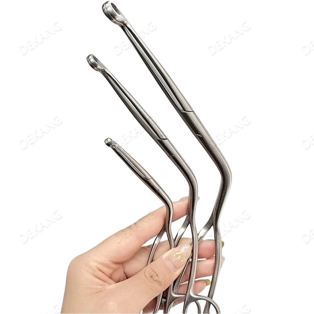 생선 뼈 생선 척골 이물질 제거용 집게 간접 후두 집게