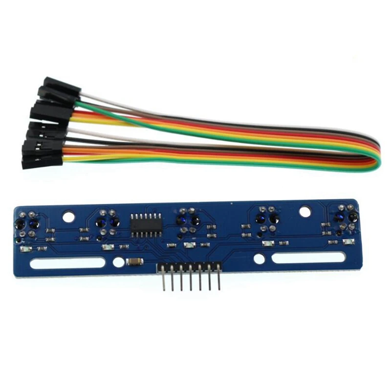 وحدة استشعار تتبع الأشعة تحت الحمراء ، التعرف على الخطوط بالأبيض والأسود ، الأشعة تحت الحمراء ذات 5 طرق ، TCRT5000L