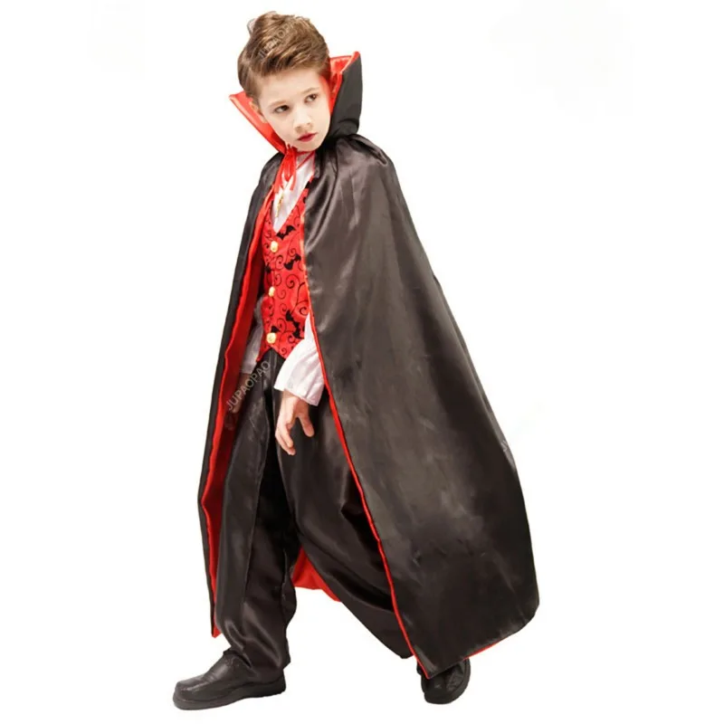 Children's Costumes Masquerade Cosplay Costumes Stage Costumes Costumes Vampire Boys Halloween Horror Size S-L