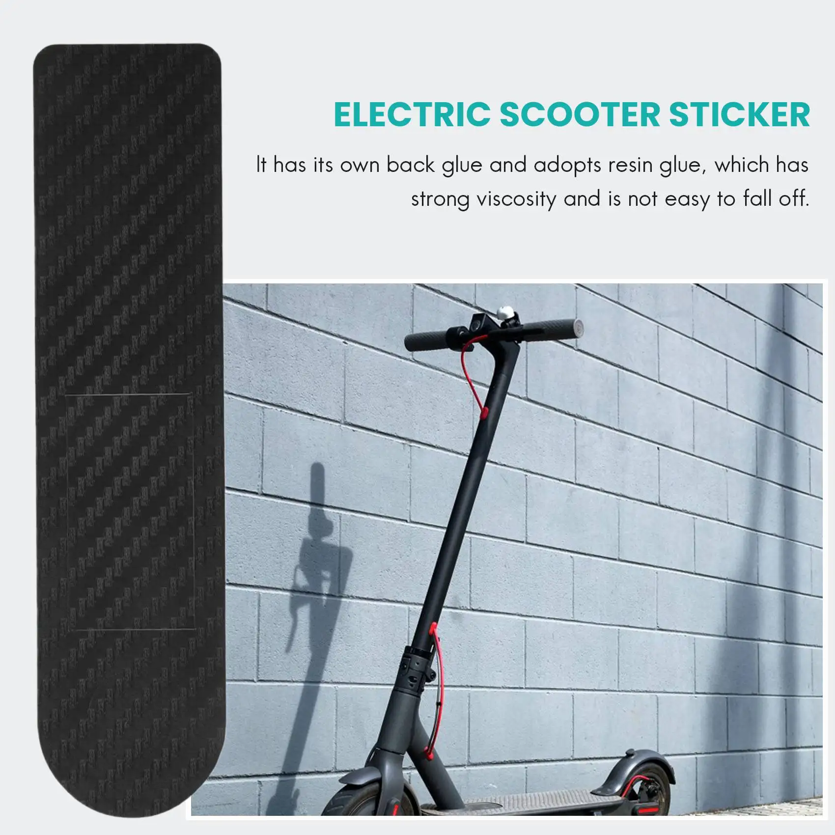 Electric Scooter Panel Carbon Fiber Waterproof Anti-Slip Protective Film Accelerator Sticker for Xiaomi Mijia M365 Pro