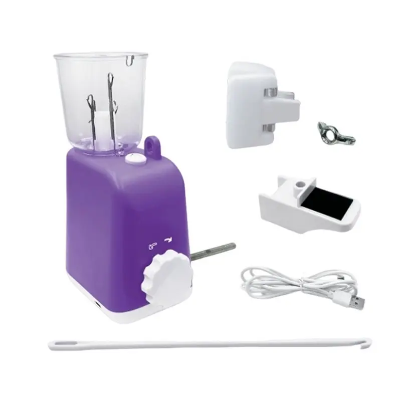 

Автоматическая вязальная машина для пряжи, электрический станок для вязания шнуров с регулируемым натяжением, вязальная машина