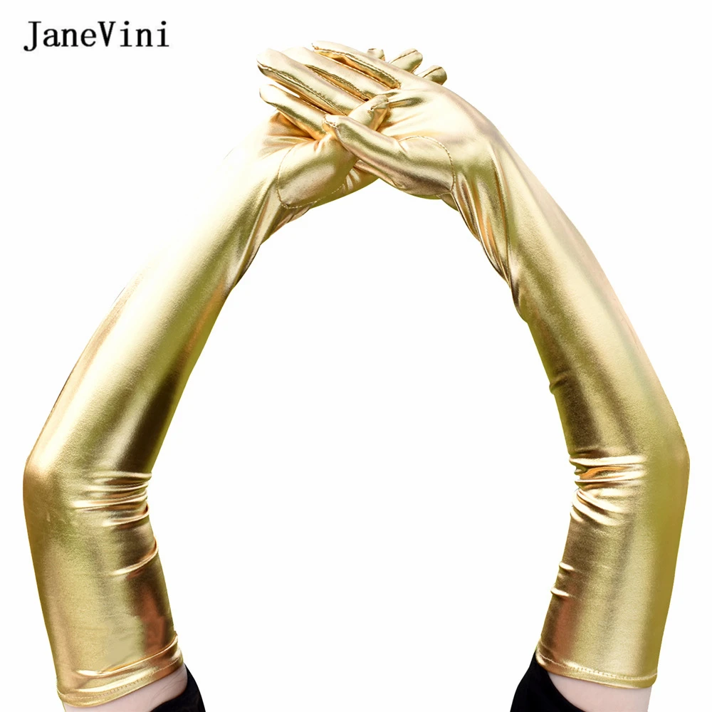 Janevini-レースの結婚式の手袋,セクシー,50cm,偽の色,ベルト用のヴィンテージの黒い手袋,ハロウィーン用のアクセサリー