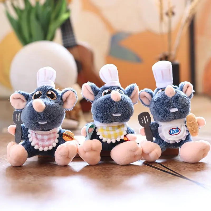 

Anime 15Cm Ratatouille Chef Remy Plush Toy Room Decora Doll Shoulder Plush Doll Decoration Headband Toys Birthday Gifts