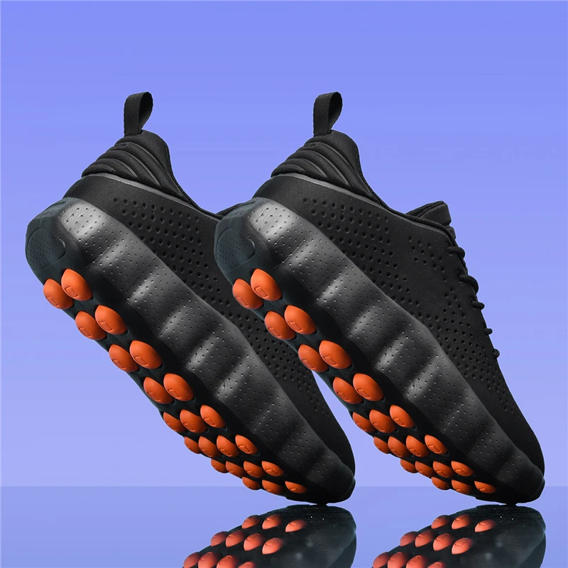 

Unisex Acupoint Massage Slippers Foot Reflexology Shoes Non Slip Home Bath Sandals Relax Blood Circulation For Men Women