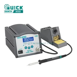 Soldering Stations QUICK 303D high frequency Electric Soldering Irons Intelligent Lead-free Digital Display welding Station