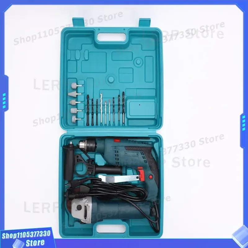 16 Piece Portable Power Tool Kit Hardware Set for Household Repair DIY Maintenance Electric Hand Tools Professional Grade