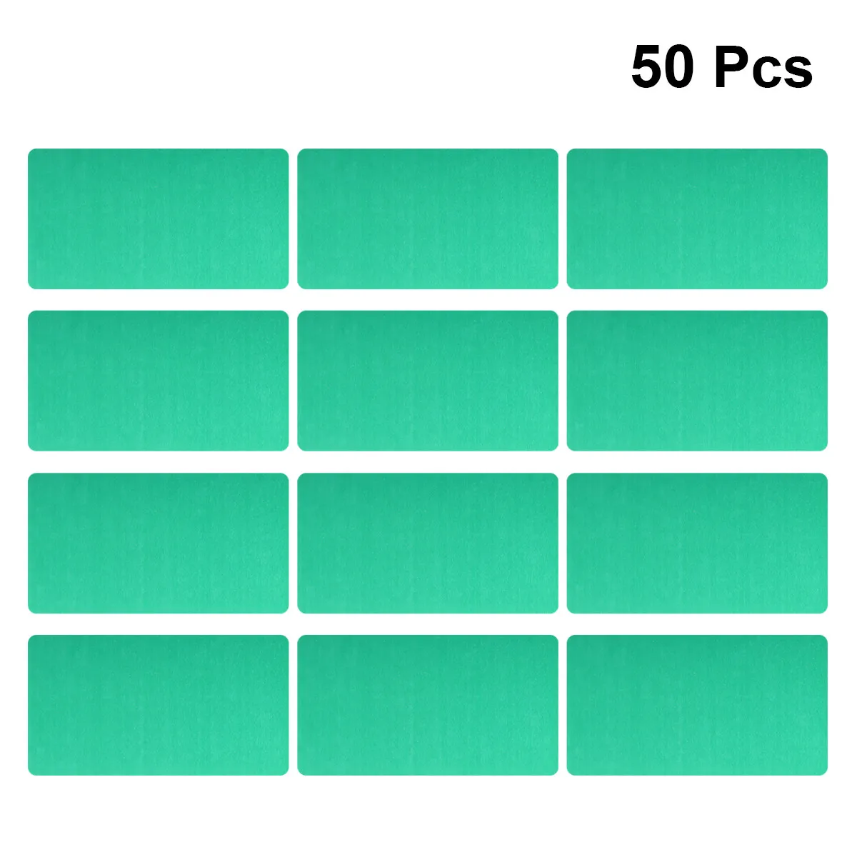 

50Pcs Laser Marked Business Card Thin Colored Aluminum Anodized Cnc Engraver DIY Blank Name Cards Card