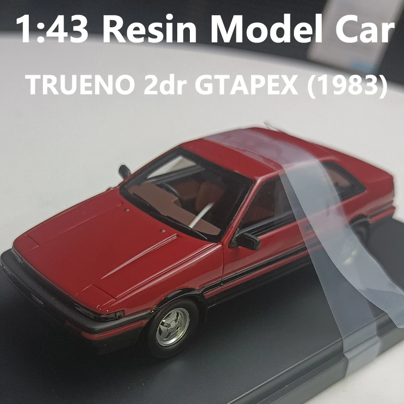 

Масштаб 1:43 Модель автомобиля TRUENO 2dr GTAPEX (1983) Литые под давлением смолы Модель автомобиля Коллекция игрушек для мальчиков Украшения Подарки