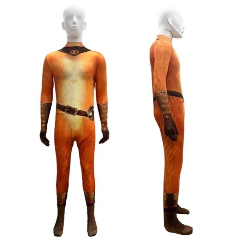 Disfraz de Gato en las Botas 2, Conjunto Completo de Héroe Felino, Traje Juvenil para Halloween, Carnaval, Disfraz de Aventura, Estilo Cuento de Gatos