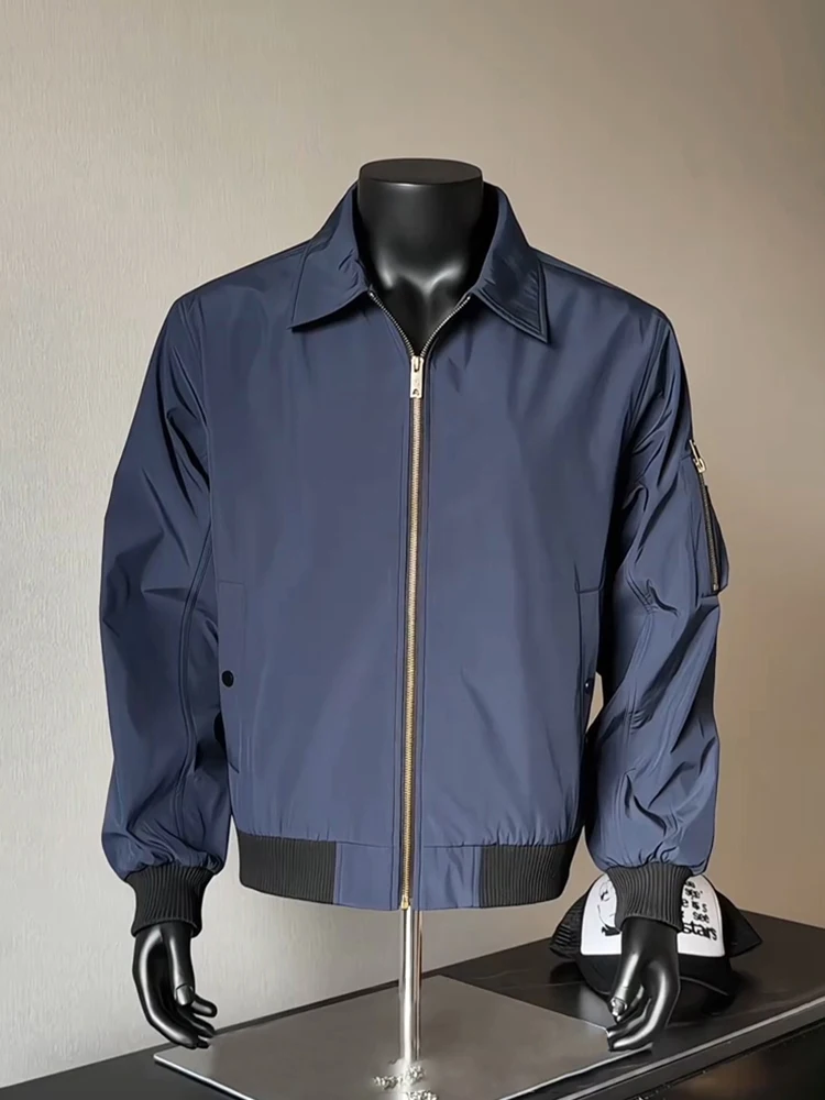 

Cleanfit Short Ma1 Pilot Jacket Men's Spring Autumn Trendy Brand Shape Baseball Style Zipper Decorated Polyester/Nylon Compos...