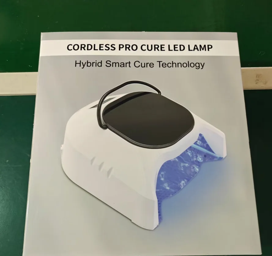 

Rechargeable portable 86-watt LED UV manicure lamp, dual-light manicure lamp, advanced and unique mirror inner wall design