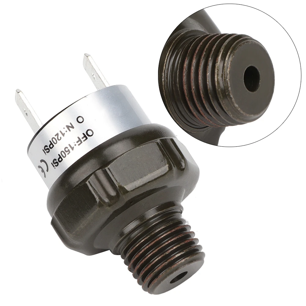 سيارة التلقائي ضاغط الهواء التبديل التحكم في ضغط الهواء التبديل NPT1/4 120-150PSI مفتاح التحكم في الضغط جديد #2