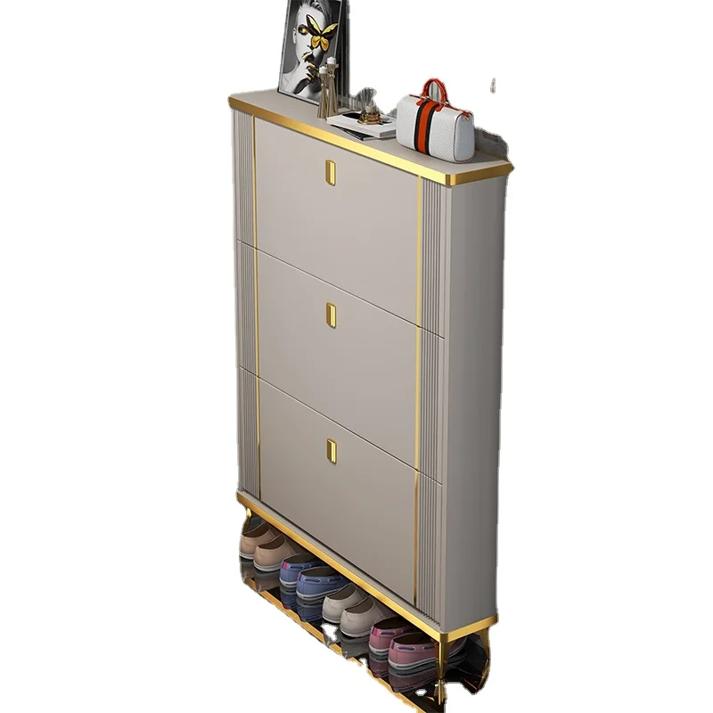 Xl Tilting Shoe Cabinet Home Doorway Home Entrance Cabinet Integrated Storage Fantastic Shoe Rack