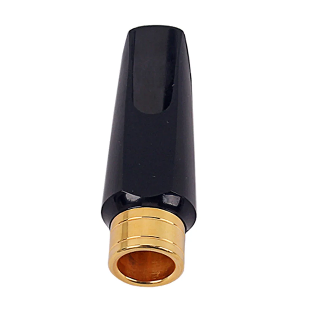 

Copper Ring Bakelite Saxophone Mouthpiece Replacement for Alto Saxophone Black Music Instrument Accessories Professional Sound