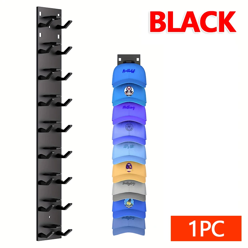 2026 Nieuwe Baseball Cap Rack Wandmontage Hoed Organizer Opslag Hanger voor Deur Kast Multifunctionele Cap Houder Display