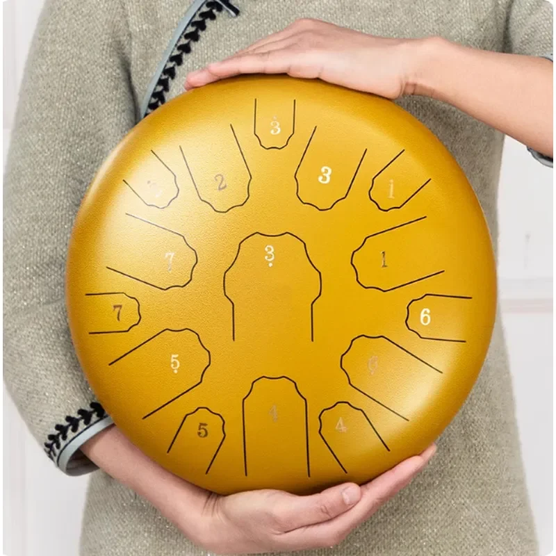 13-inch-15-tone-d-key-steel-tongue-drum-ethereal-hand-pan-percussion-instrument-colorful-sanskrit-drum-for-meditation