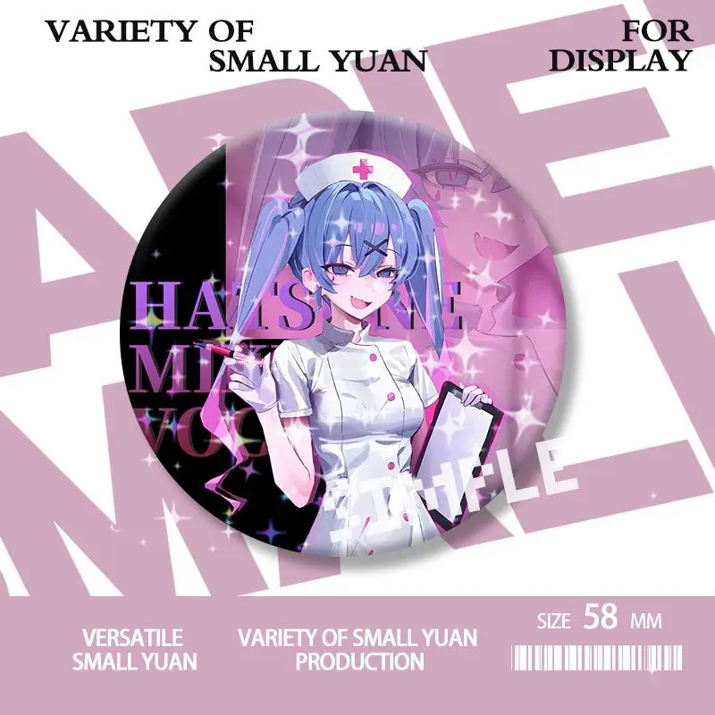ป้ายโครงการ Diva อะนิเมะอุปกรณ์ต่อพ่วง Originality การ์ตูนกระเป๋าเป้สะพายหลังแขวนตกแต่งเข็มกลัดที่ละเอียดอ่อน