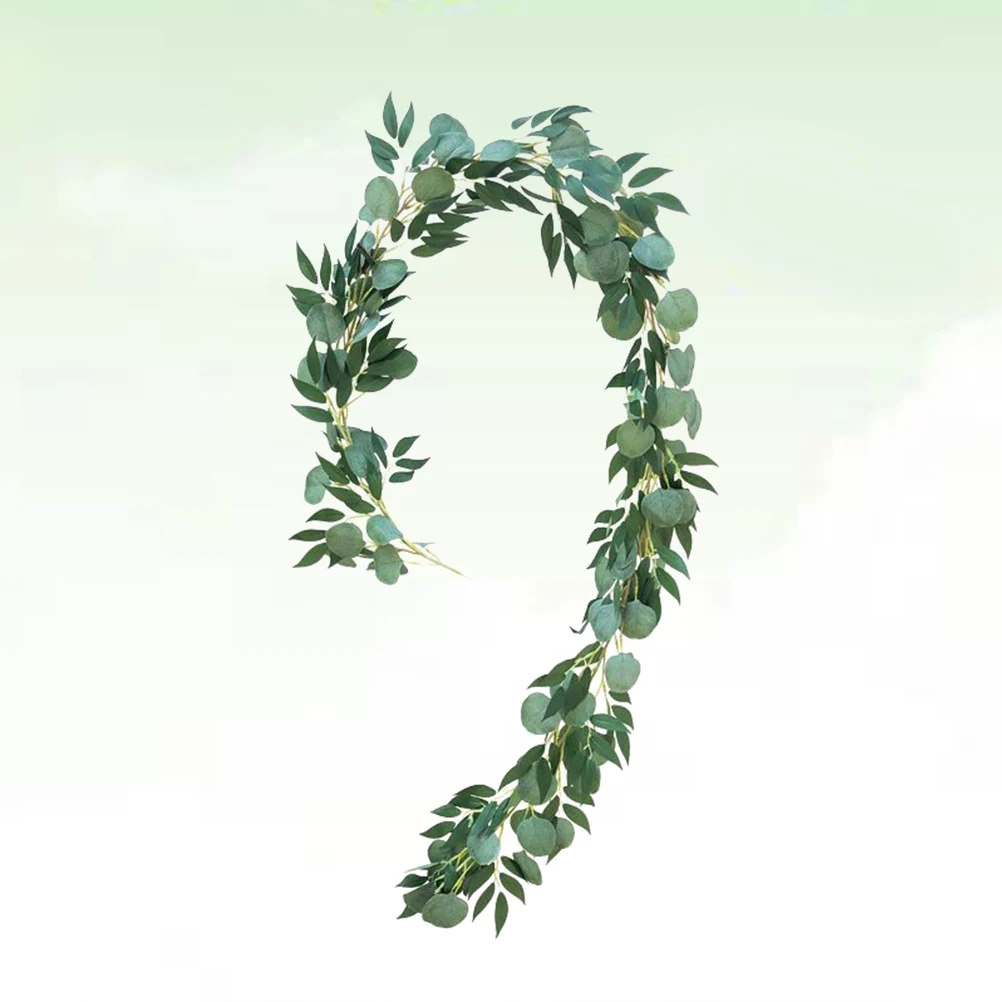 

2M Simulated Eucalyptus Rattan Artificial Plant Fake Gypsophila Cloth Greenery Wedding Decor Bedroom Party Supplies Plastic