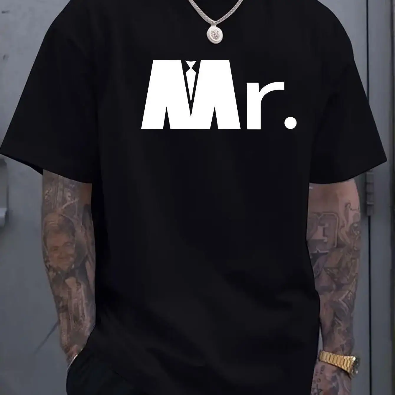 أحدث تي شيرت رجالي من القطن الخالص من عام 2025، Mr عالي الجودة لحفلات السفر على الشاطئ Instagram 2K #1