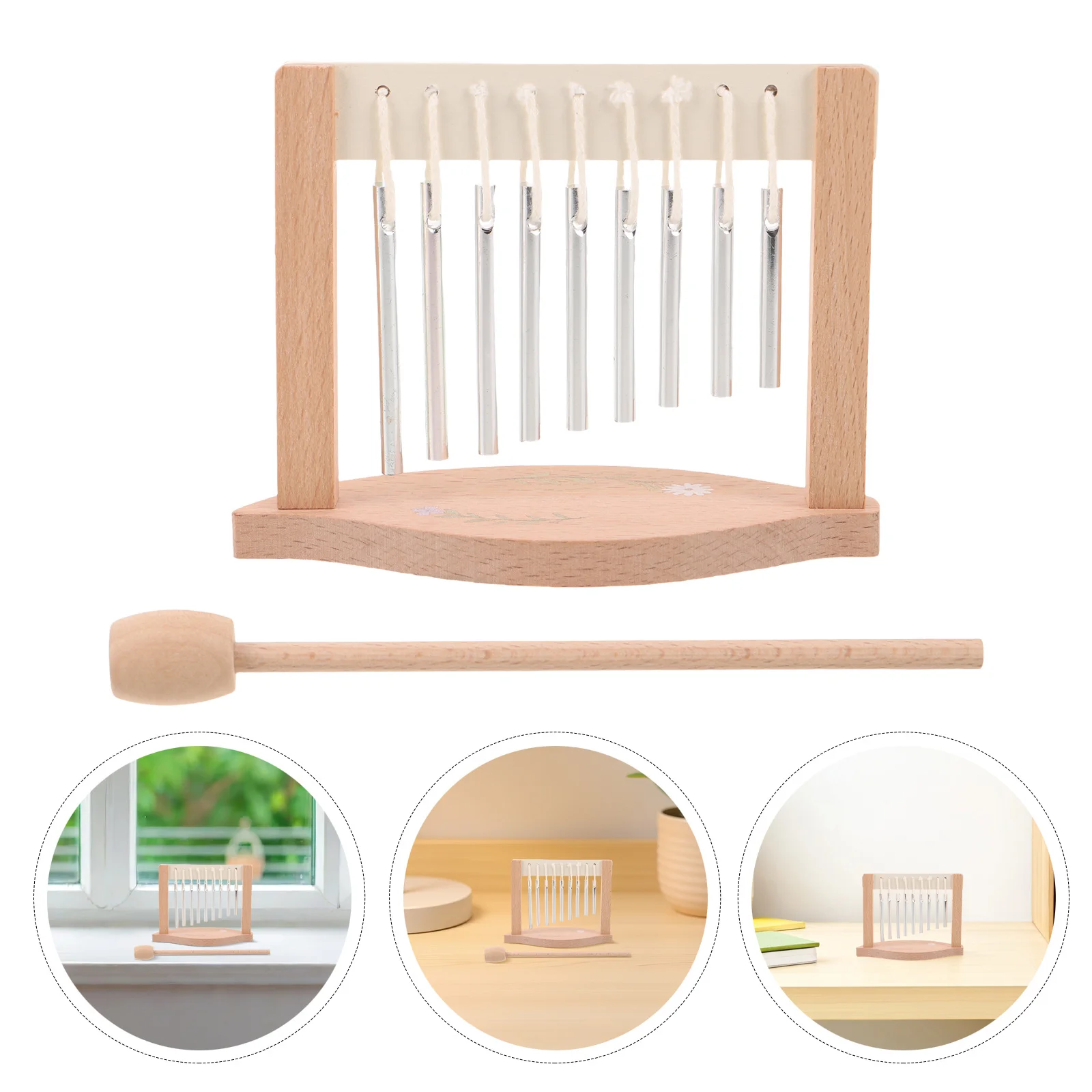 

Creative Wind Chime Musical Instrument Outdoor Garden Decorative Hanging Ornament Relaxing Sound Fengling Unique Gift