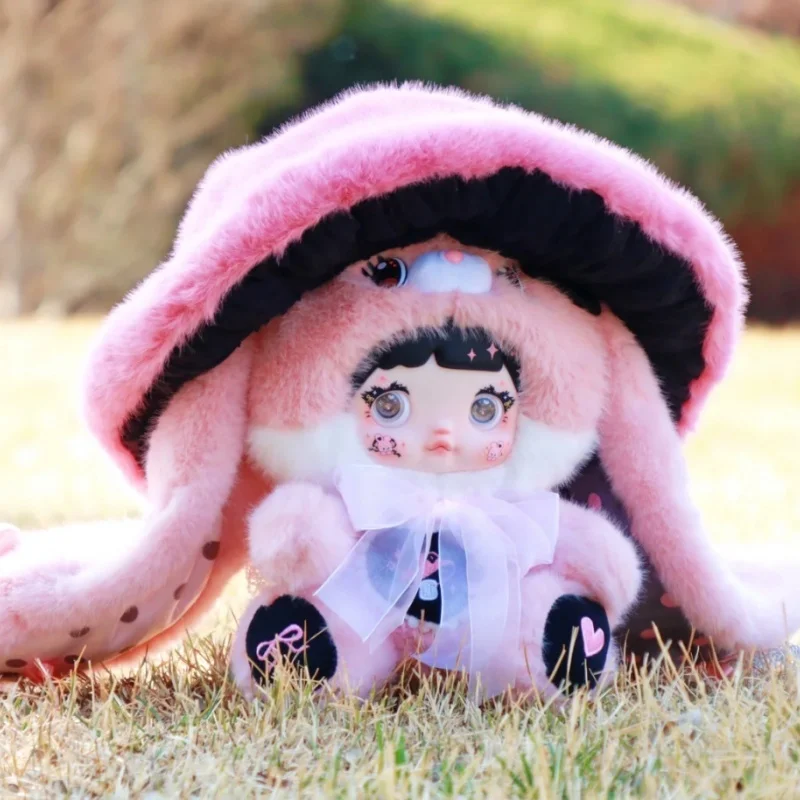 

Genuine Nommi Mushroom Hat 400% Series Plush Blind Box Cute Vinyl Plush Doll Decoration Model Children Mystery Box Toy Girl Gift