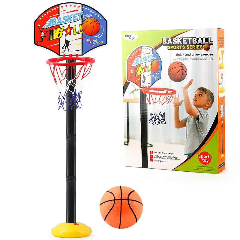 Kids Basketball Stand Adjustable Height 52-115cm Basketball Hoop Indoor Outdoor Sports Fitness Exercise Toys for Children Gifts