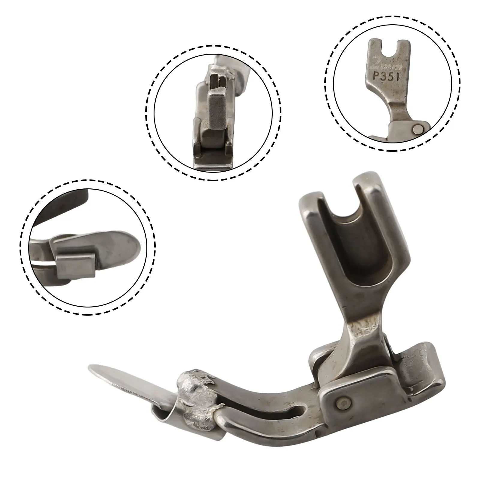 Steel Various Machines Sewing Machine Steel Various Machines Randomized Marked Locations P Folding Presser Foot