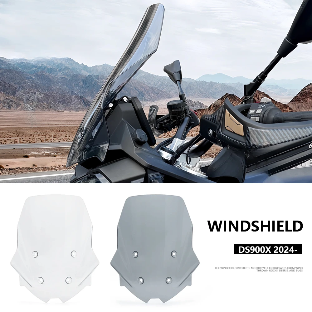 

For Voge DS900X 900 DSX 2024 Motorcycle Windshield Windscreen Wind Deflector Fairing Cover Front Windscreen DSX900 DS 900 X 2025