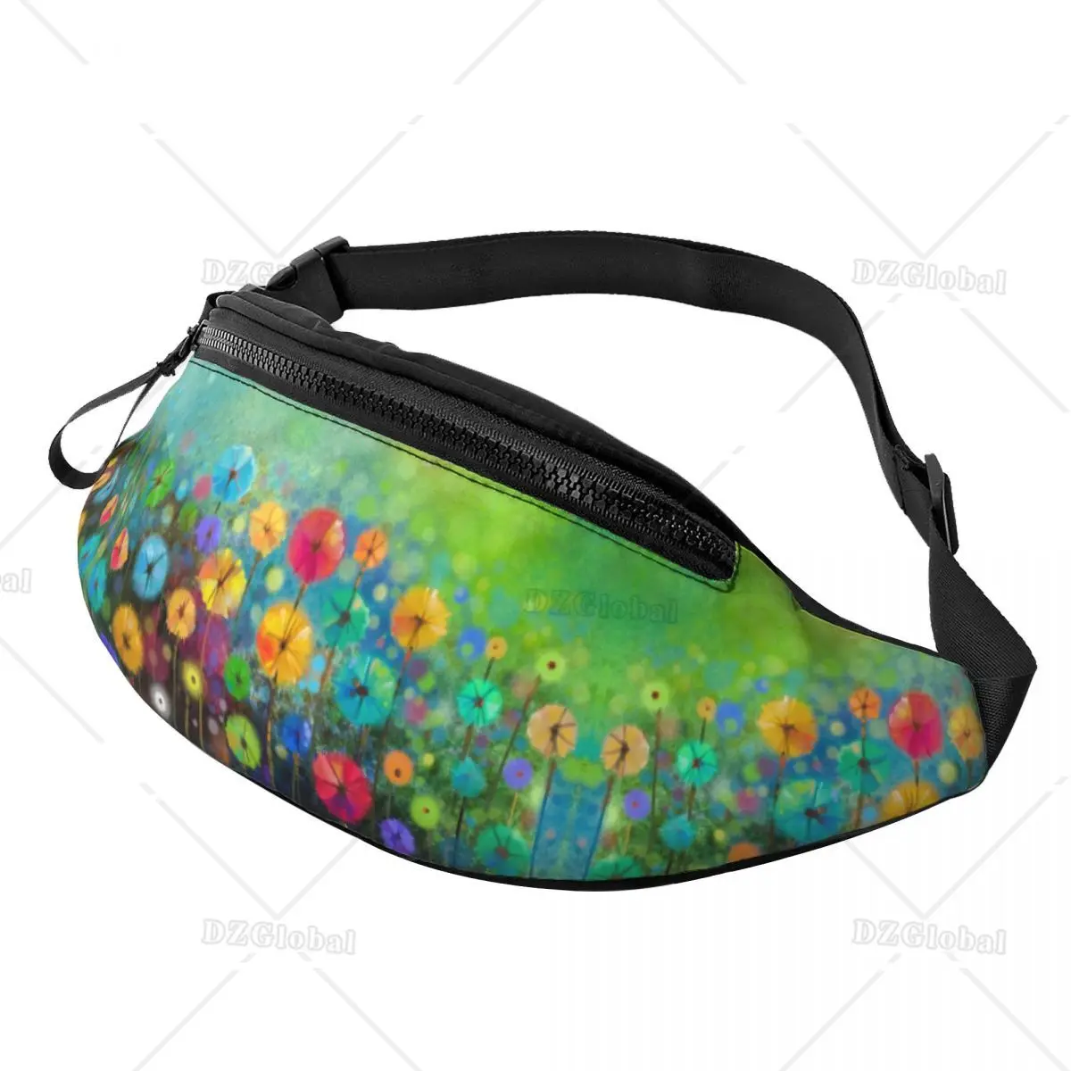 

Поясные сумки с абстрактными акварельными цветами для женщин, мужская регулируемая поясная сумка через плечо, поясная сумка для бега, пешего туризма, велоспорта
