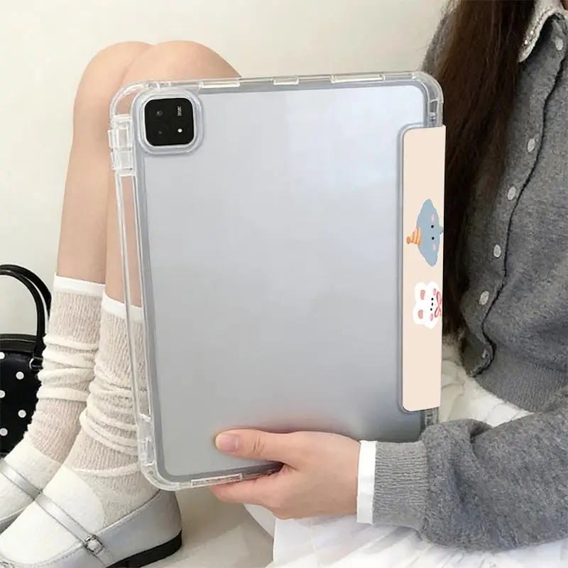 Anti-Bending 3+Y Fold Case For Redmi Pad SE 11 Pro/Pro2 12.1 Xiaomi Pad 7/7Pro 8/8Pro 11.2 Xiaomi Pad 5/5Pro 6/6Pro 11