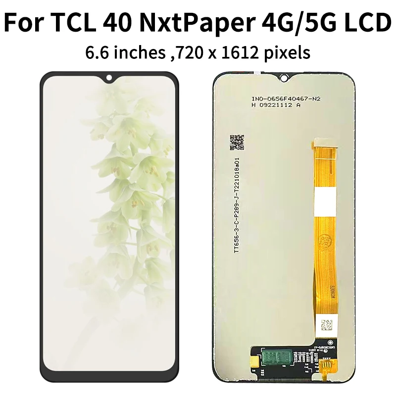 AAA+ Quality For TCL 40 NxtPaper 4G LCD Touch Screen Digitizer For