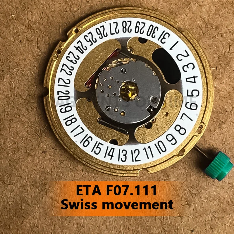 Swiss ETA F07.111 Movement Repair Parts Watch Movement Brand New Quartz Watch Movement 3 Hands Watch Replacement Accessories