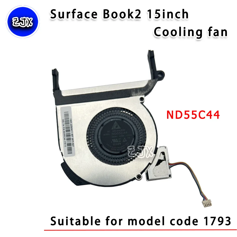 

Использование для Microsoft Surface Book2 15-дюймовый ноутбук Охлаждающий вентилятор 1973 года Радиатор ND55C44