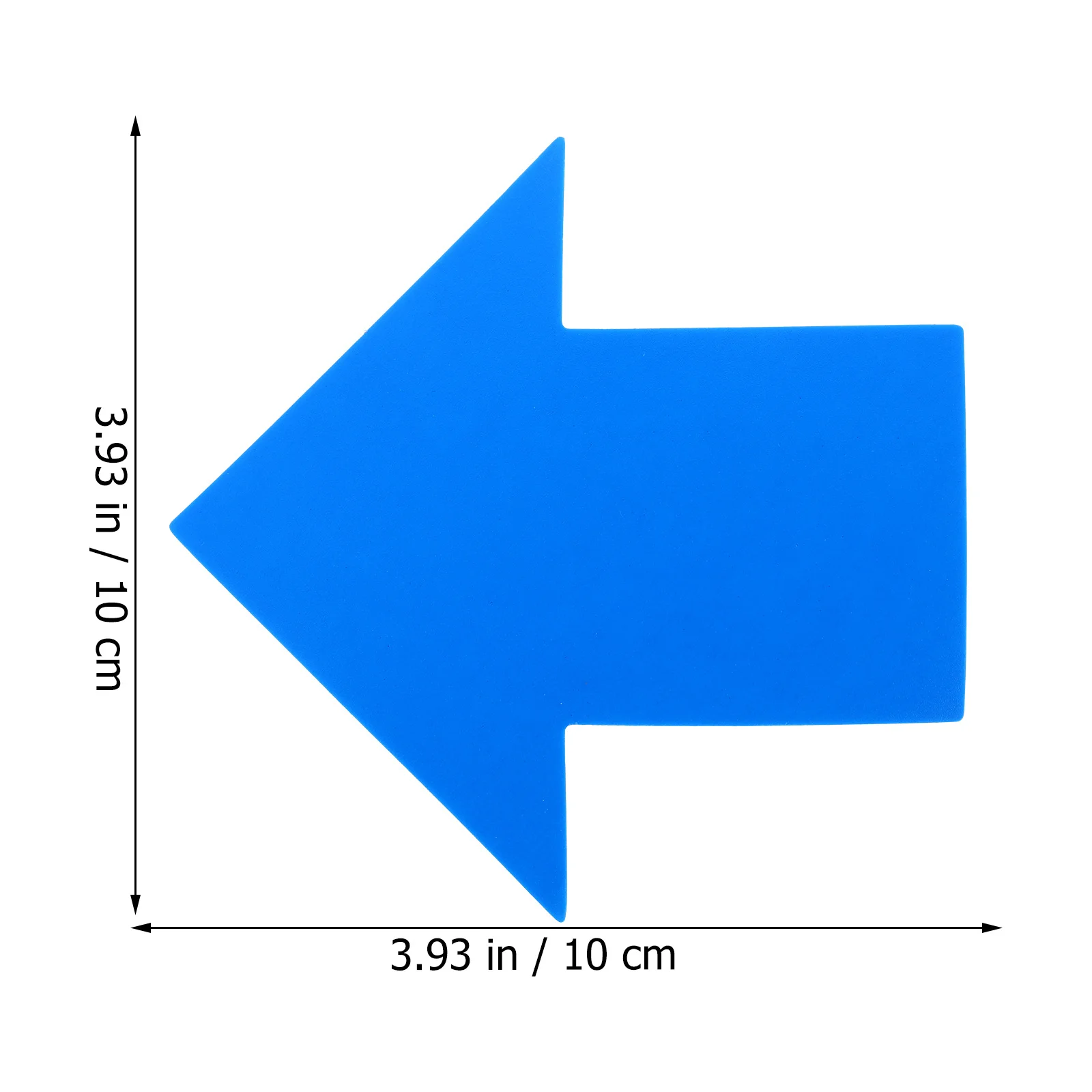 12pcs Stickers Permanent Adhesive Floor Decals For Indoor Outdoor Traffic Direction Warning Sign Arrow Floor Sticker