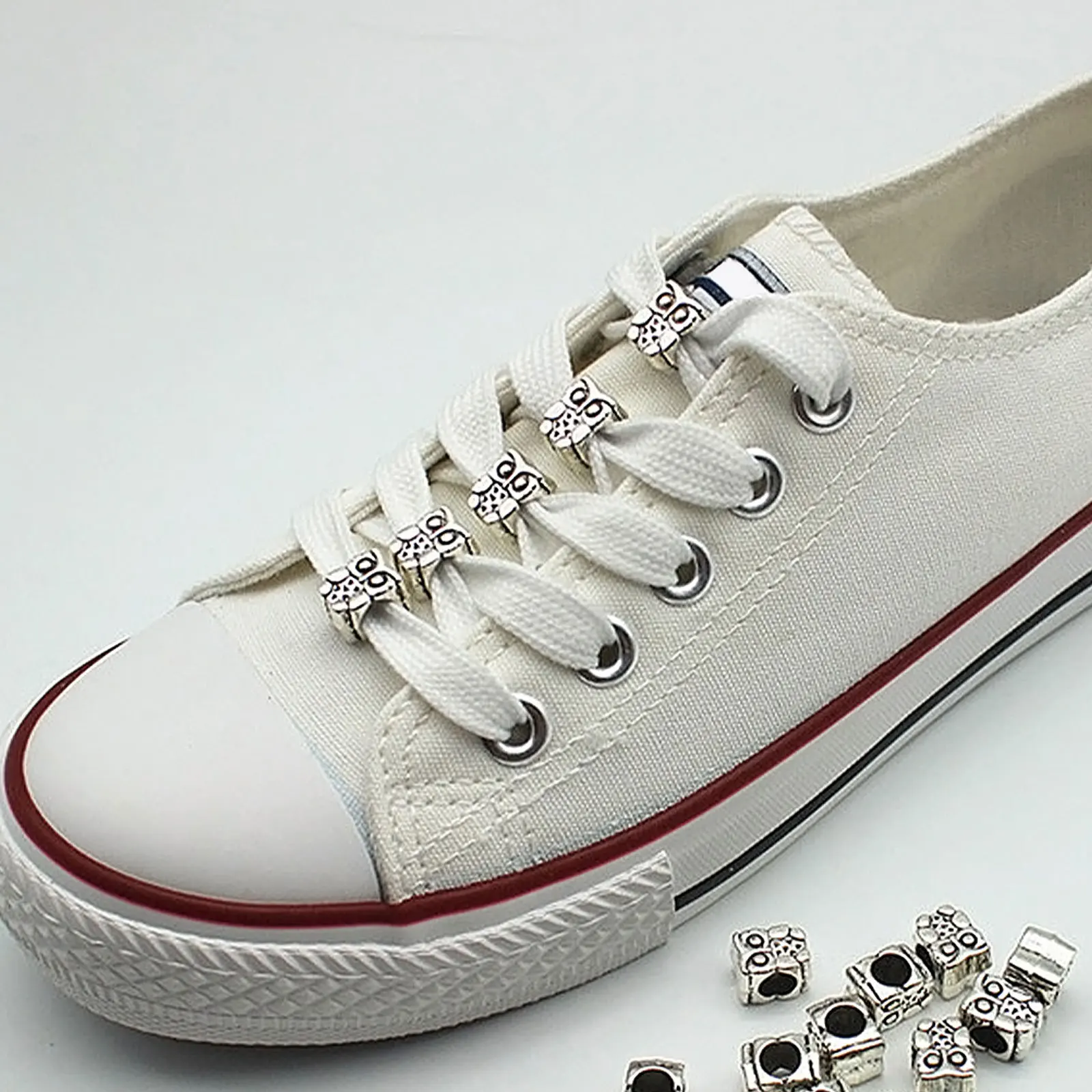 24 pezzi di scarpe in lega eleganti decorazioni gufo durevoli accessori fai da te ciondoli per lacci decorazioni per scarpe da donna