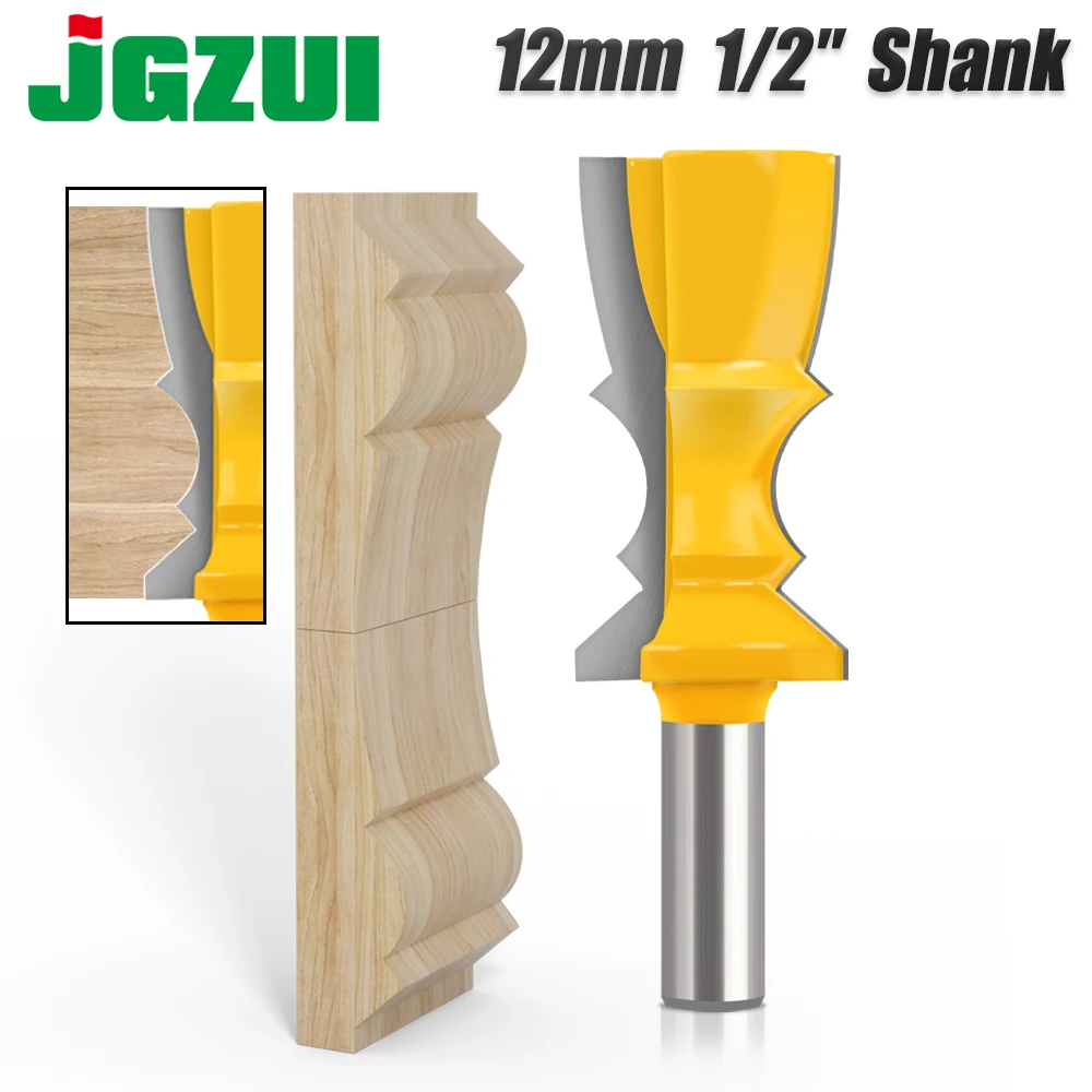 1PC12mm 1/2′′ Shank Line Cutter special Moulding Bit Carbide Molding Router Bit Trimming Wood Milling Cutter For Woodwork