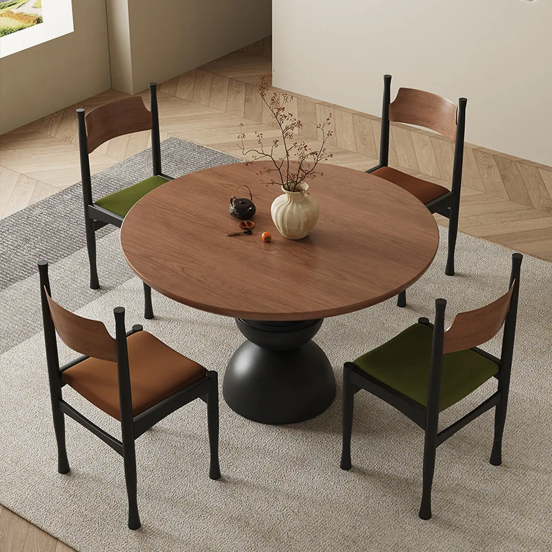 

-+-Designer Italian Dining Table Brown Decorations Nordic Modern Dining Table Kitchen Restaurant Mesas De Jantar Furniture Home