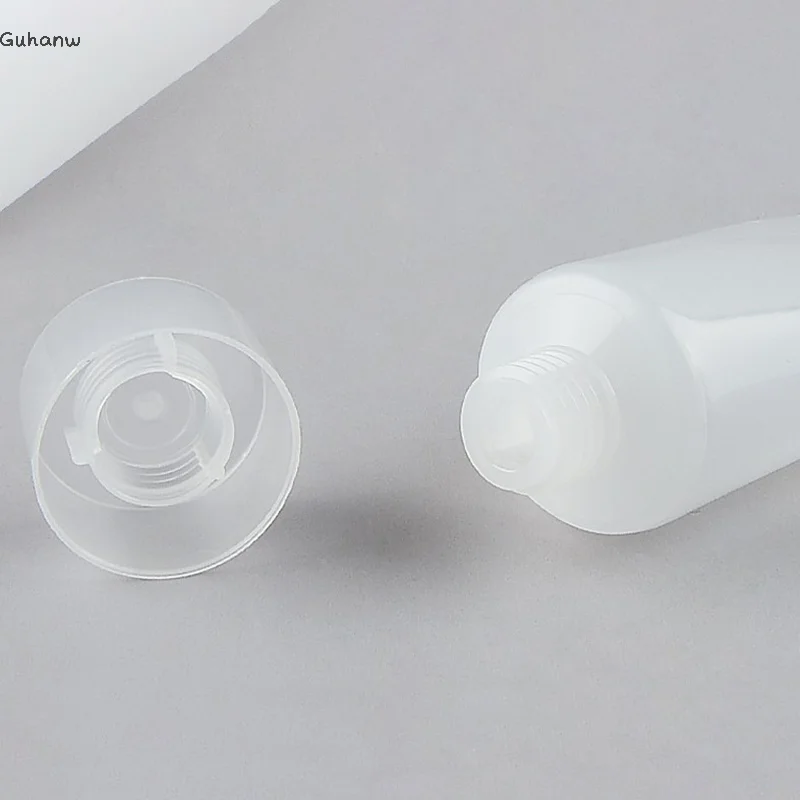 [WHB]5pcs Empty Lipstick Tube Lip Balm Soft Tube Makeup Squeeze Clear Plastic Lip Gloss Container Refillable Bottles