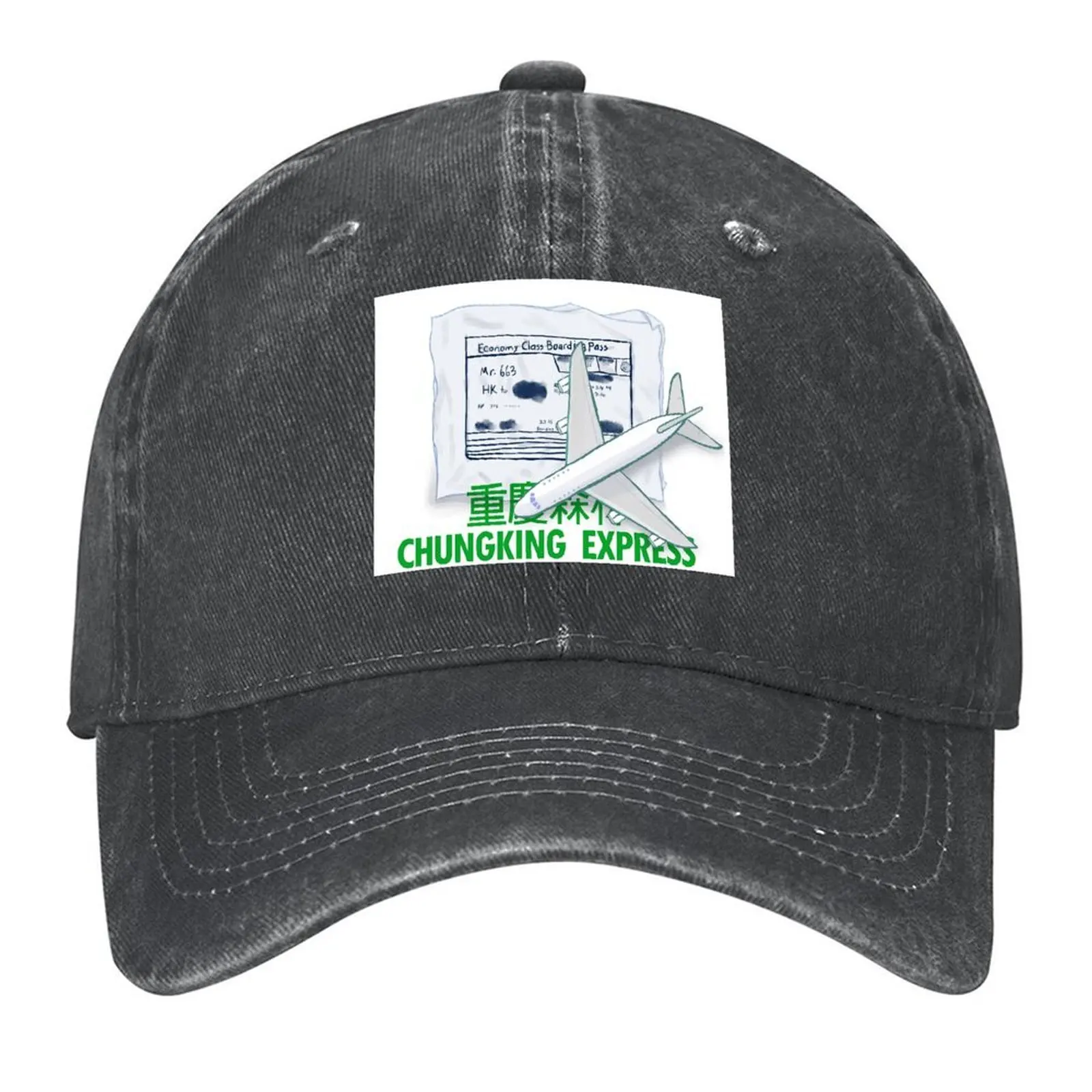 

2026 Chungking Express Boarding Pass Baseball Cap Snapback Cap Beach Outing Streetwear Luxury Hat Men's Caps Women's