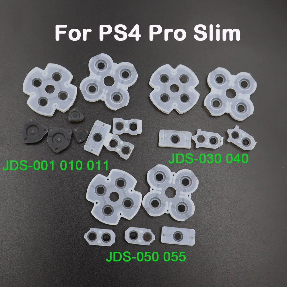 1 مجموعة ل PS5 V1 V2 V3 PS3 PS2 PS4 برو سليم ل PSP1000 تحكم استبدال موصل المطاط زر منصات السيليكون