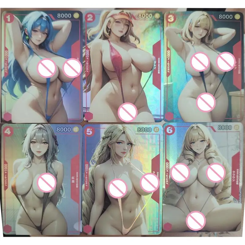 Anime Goddess Story DIY ACG Hancock Nami Hyuga Hinata Shinano Collectible Card Mitsuri Yamato Robin Toys for boys Birthday Gift