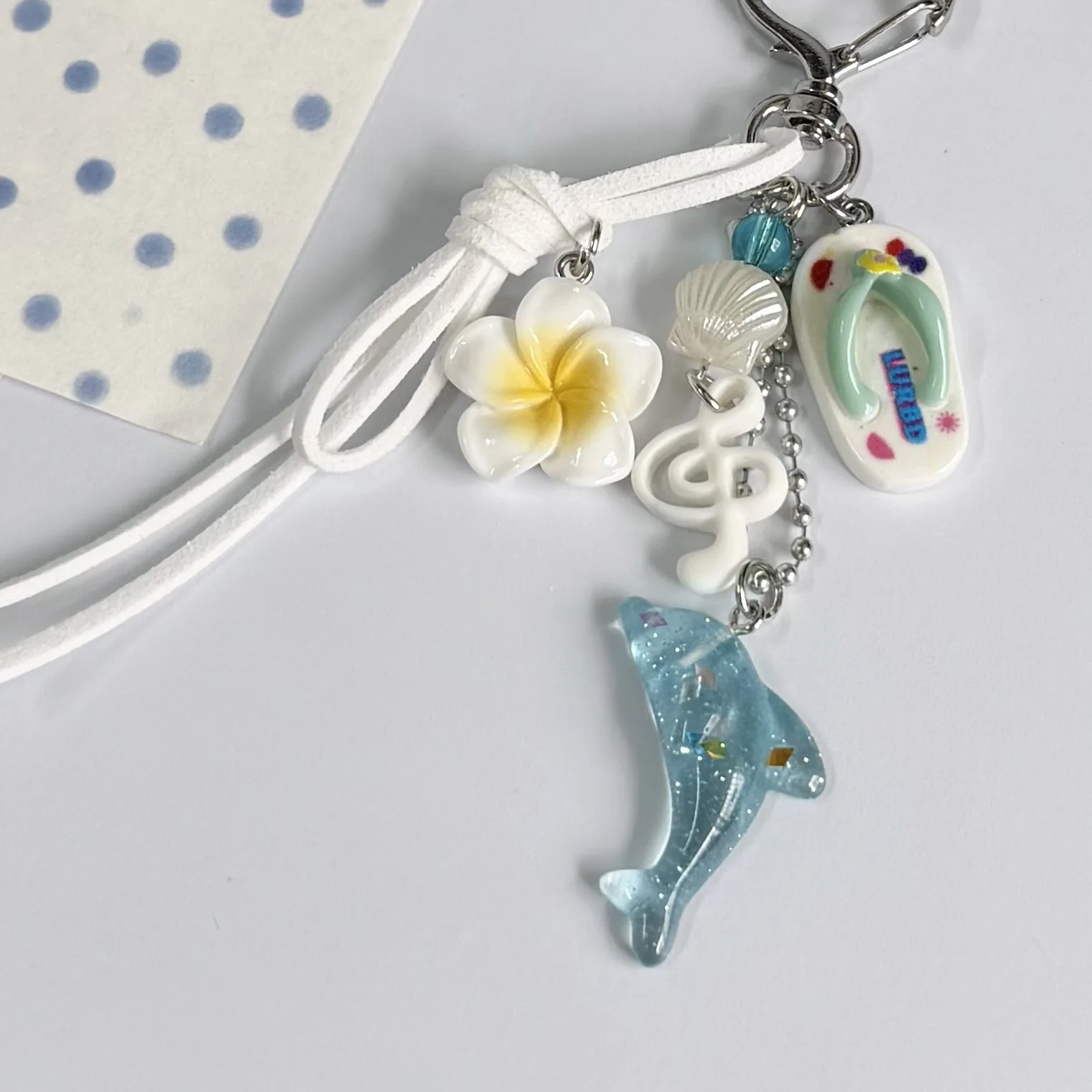 Dolphin Keychain Alloy Charm Pendant Cute Dolphin Metal Key Ring Decorative Ornament for Bag Purse Backpack Handbag Accessories