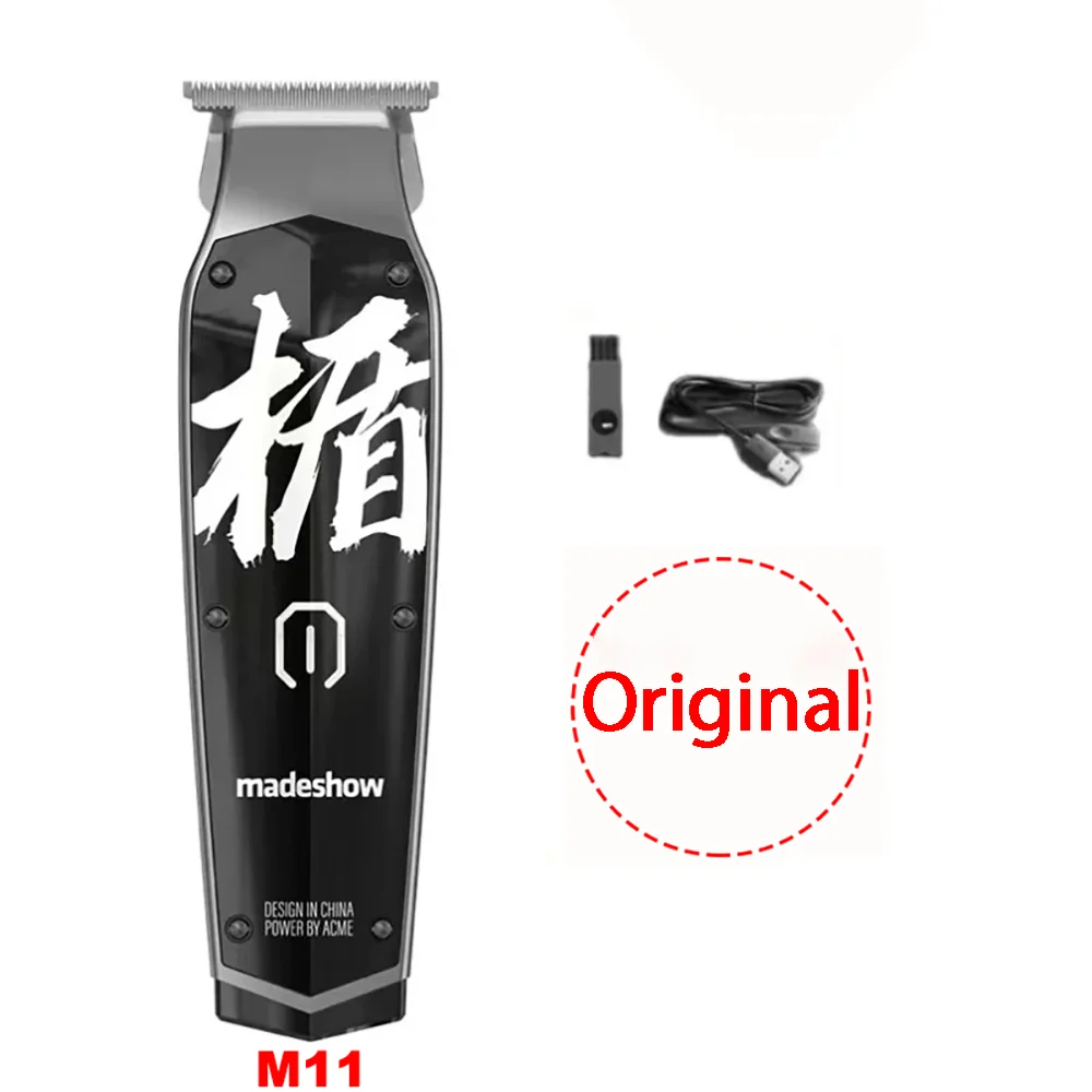 Madeshow M10 M11 Haarsnijder Heren Professionele Olie Hoofd Tondeuse Titanium Plated Keramisch Mes 7000 Rpm Kapsalon Trimmer