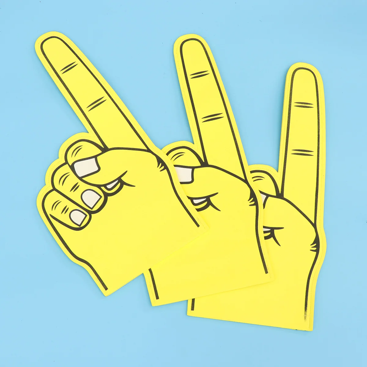 

3 Pcs Cheering Gesture Gloves Practical Concert Fans Props Bulk Lightweight up
