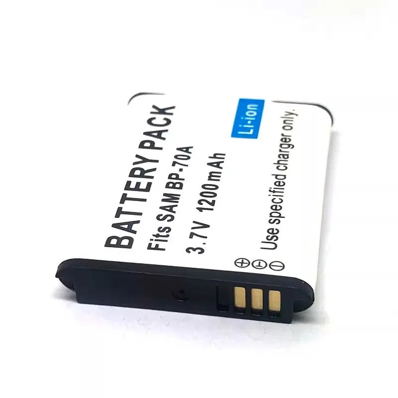 New 1200mAh BP70A BP-70A Replace Battery For SAMSUNG AQ100 DV150F ES65 ES67 ES70 ES71 ES73 ES74 ES75 ES80 MV800 ES90 ST60 ST90