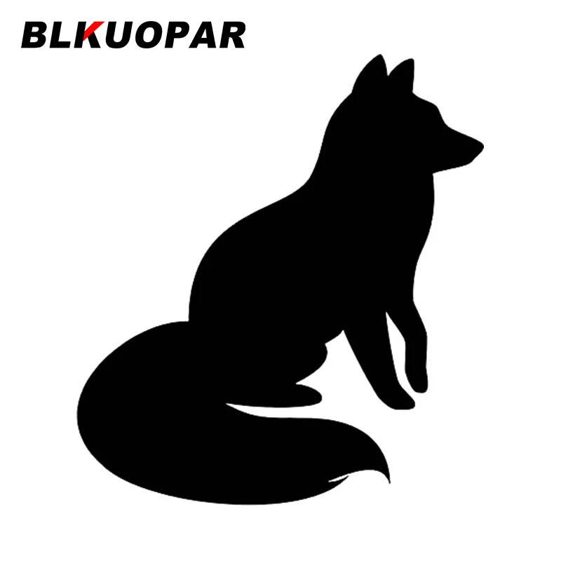 

BLKUOPAR лиса животное силуэт автомобиля наклейка личность устойчивая к царапинам наклейка водостойкий багажник мотоцикла ноутбук автомобильные аксессуары