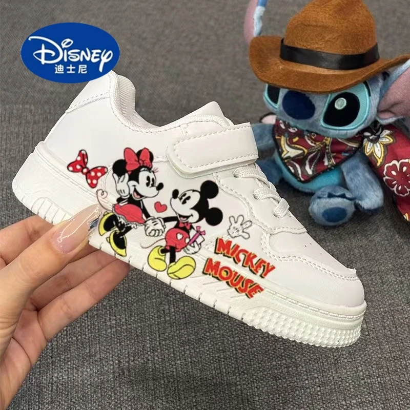 

Disney Kids' Non-Slip Sneakers - Breathable & Durable for School, Cartoon Flat Sole for All-Day Comfort